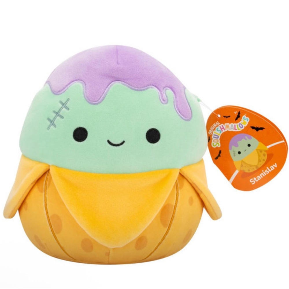 Squishmallows 8” STANISLAV the Zombie Banana  Halloween Plush